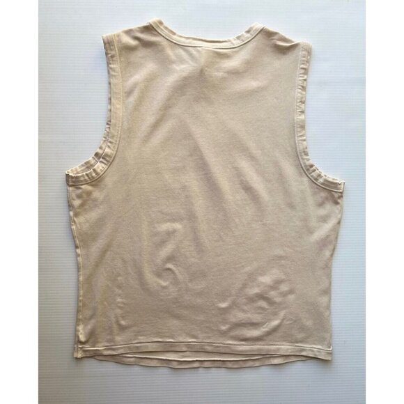 SKIMS Women's Outdoor Crew Neck Sleeveless Tank Top Size 2X Bone - Picture 5 of 9